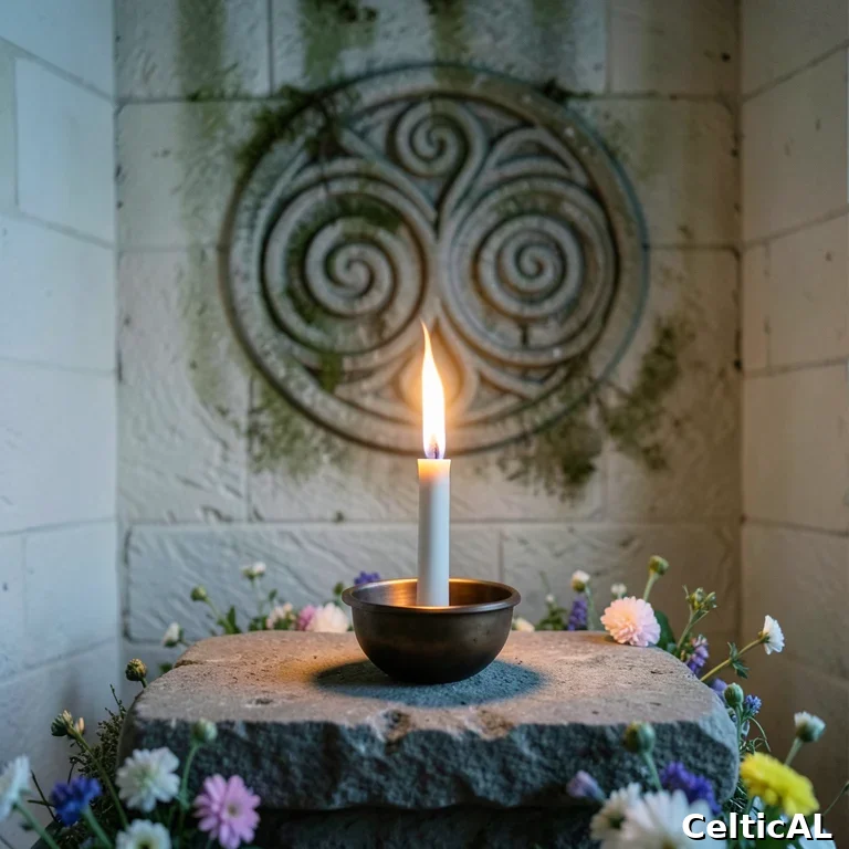 Fiamma perpetua di Brigid al Solas Bhríde di Kildare