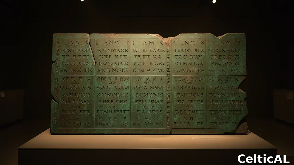 Calendario di Coligny, tavola di bronzo gallica del II secolo