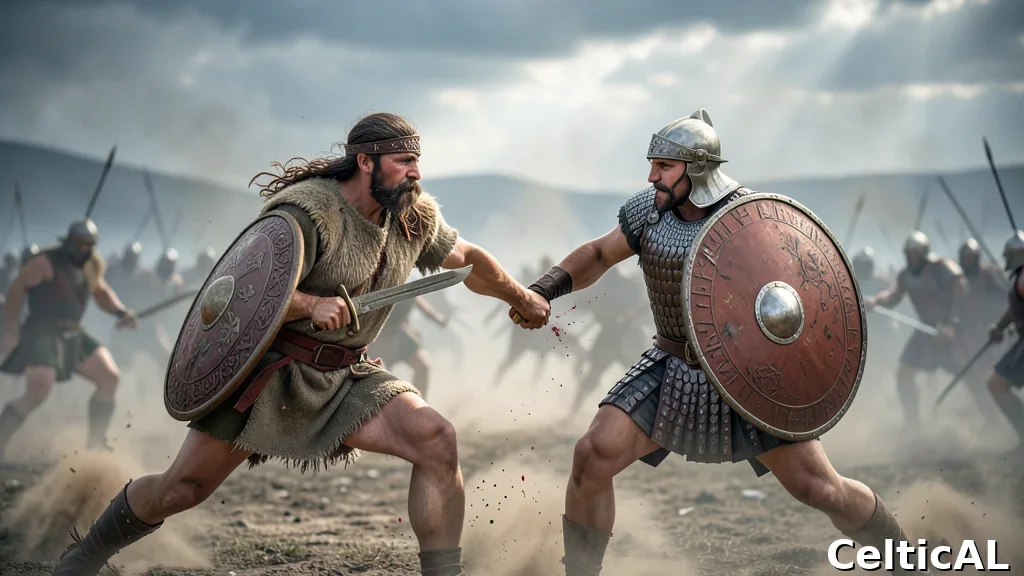 Celti contro Roma: scontro fra legioni romane e guerrieri galli
