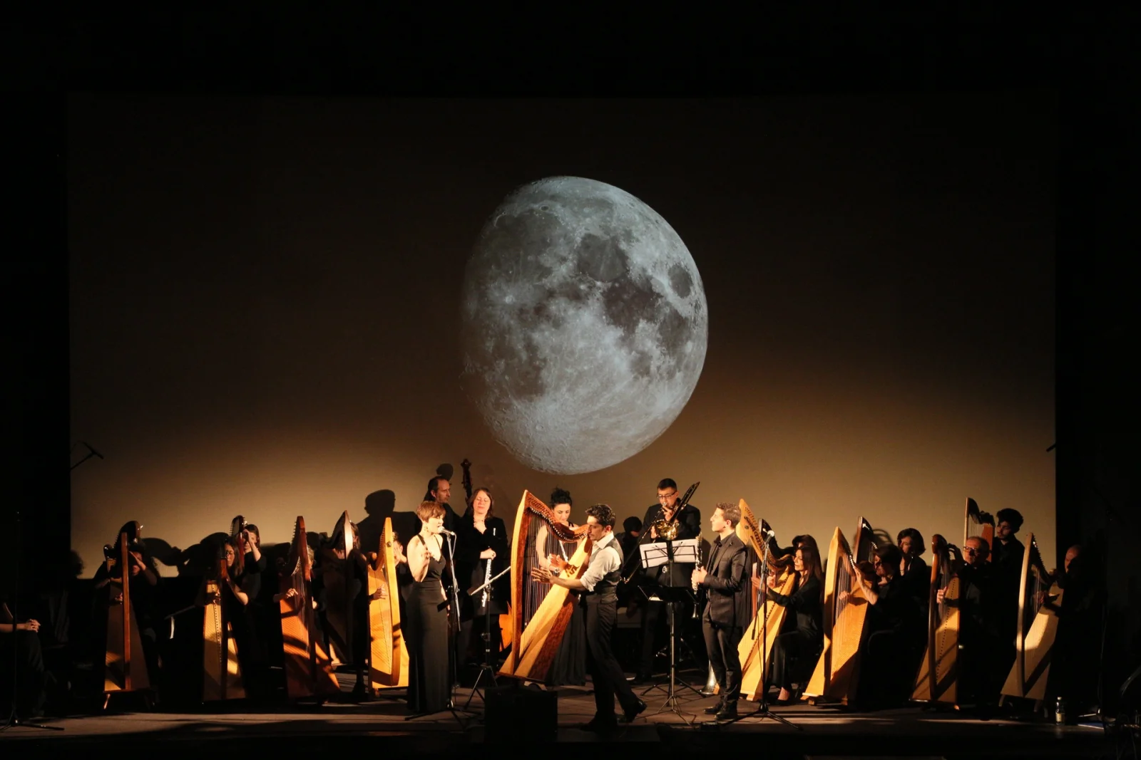 Celtic Harp Orchestra in concerto