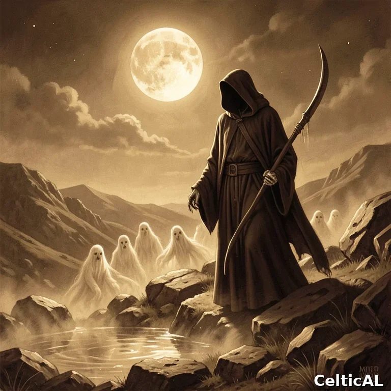 Figura della Morte nella notte di Samhain
