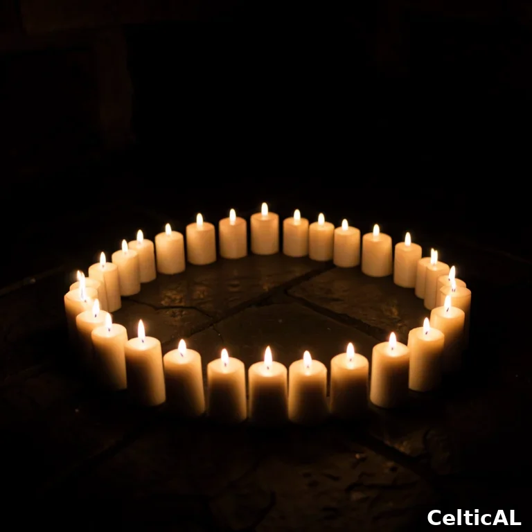 Candele di Imbolc nel buio