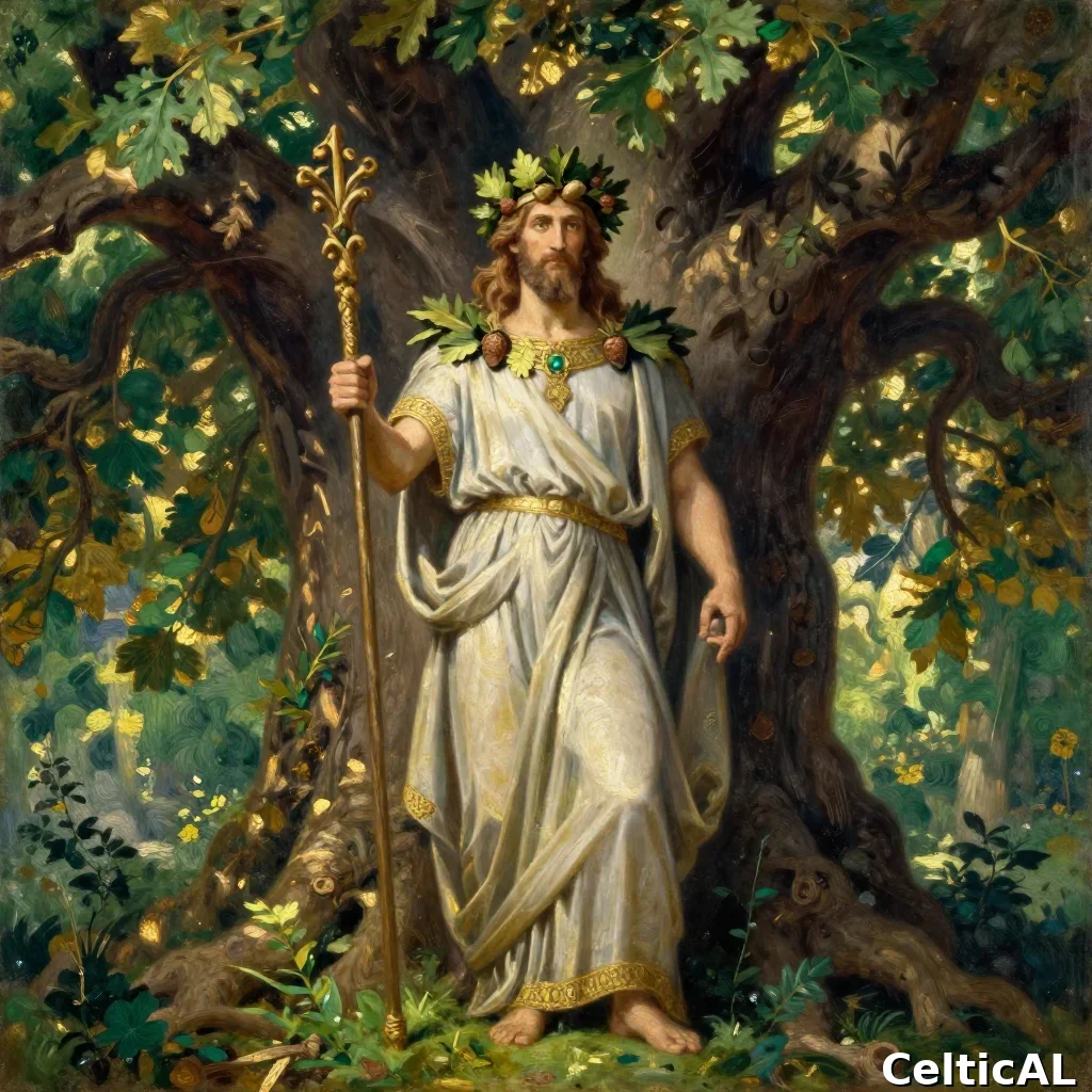 Segno celtico della Quercia: simbolismo dell'albero sacro nel calendario di Graves