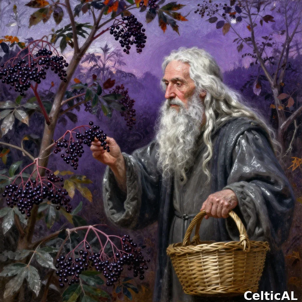 Segno celtico della Sambuco: simbolismo dell'albero sacro nel calendario di Graves