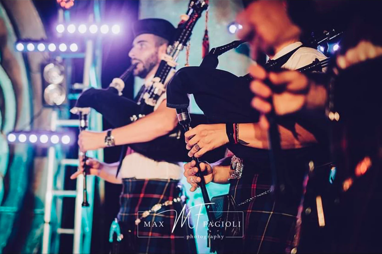 City of Rome Pipe Band in una fotografia pubblicata dalla formazione