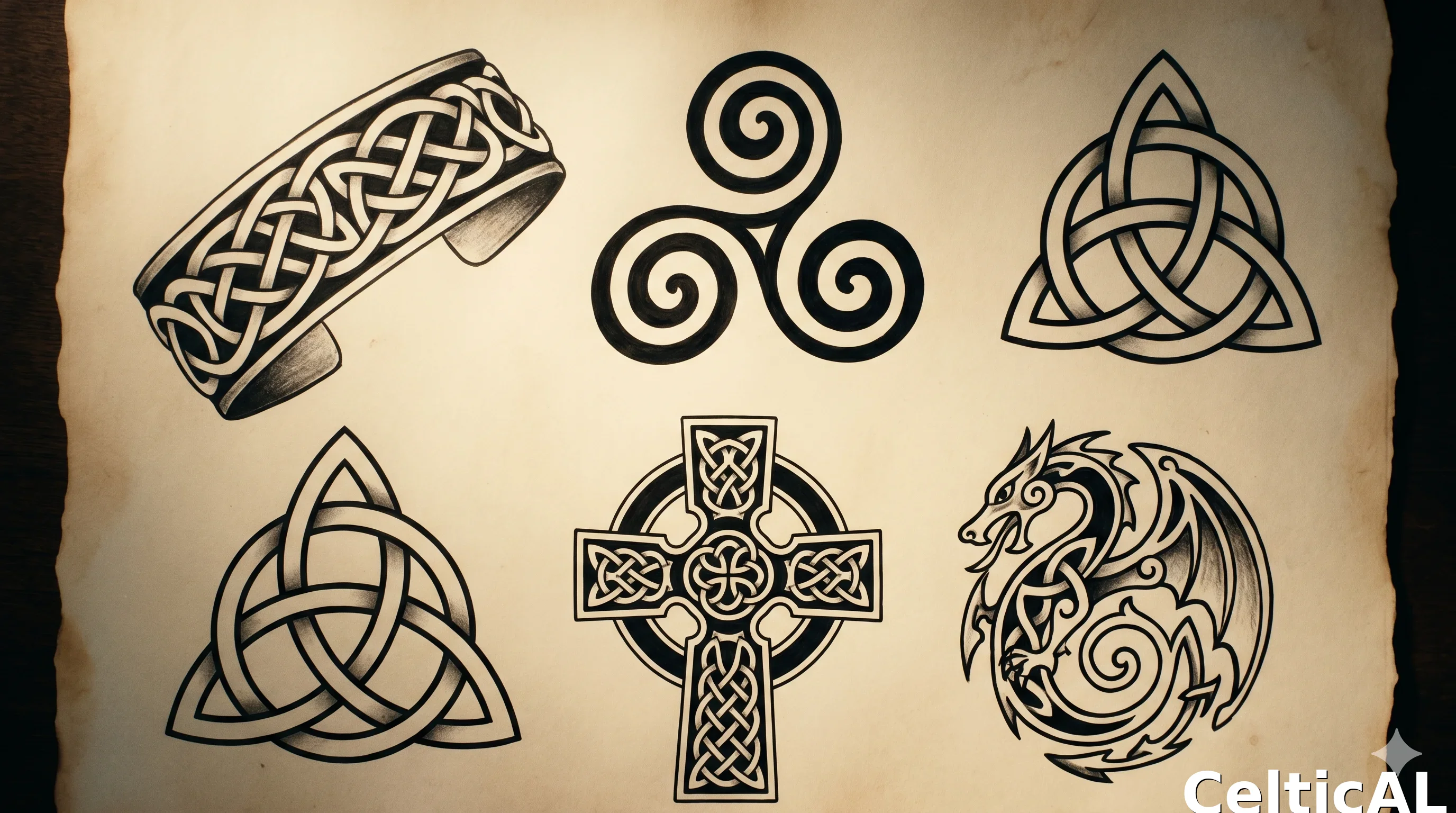 Tatuaggi celtici: significato autentico, storia e idee per design