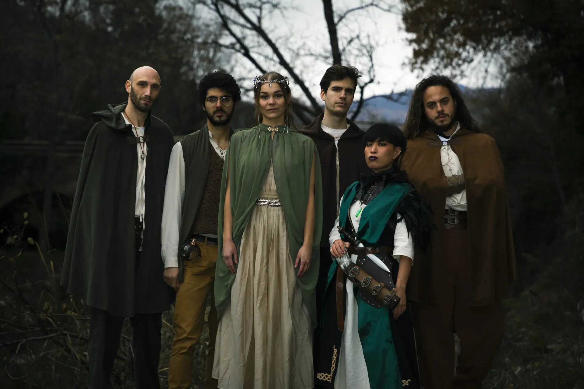 Trinaluna in una fotografia pubblicata sul sito della band