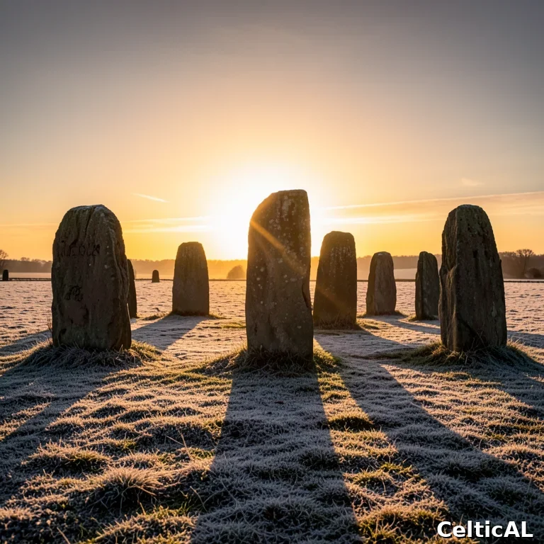 Solstizio d'inverno: il primo sole sul cerchio di pietre